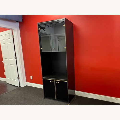 Used Ashley Furniture Black Wall Unit for sale on AptDeco
