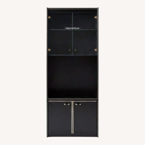 Used Ashley Furniture Black Wall Unit for sale on AptDeco