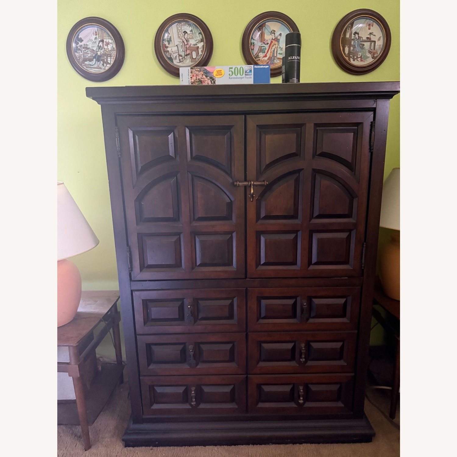 Drexel Dark Brown Dresser - image-2