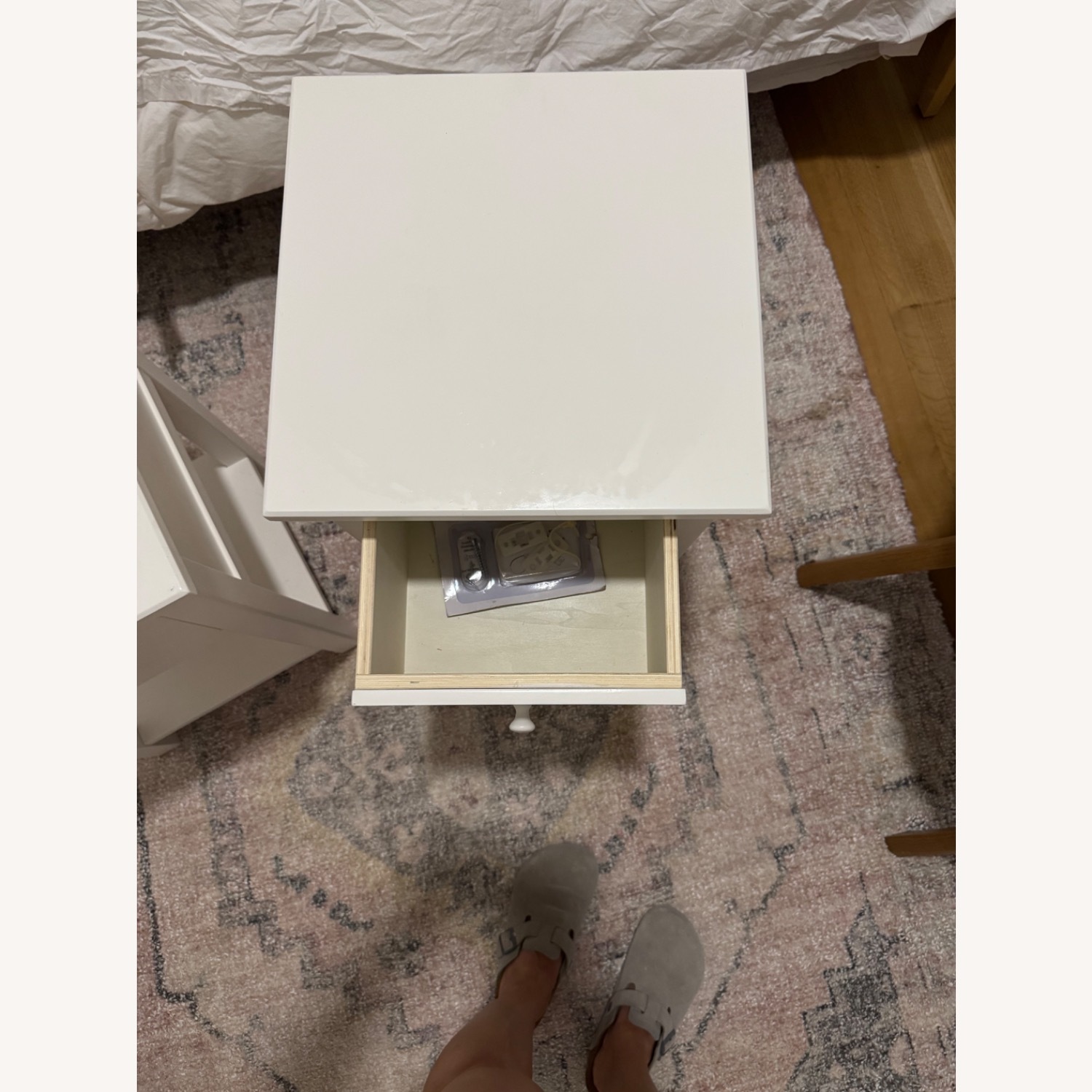 Pottery Barn Kids White Nightstands - image-4