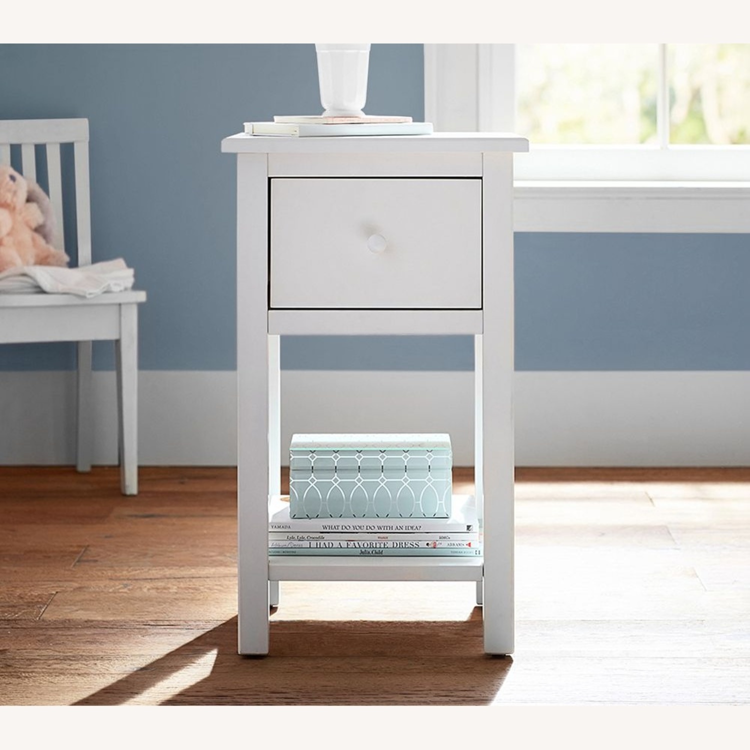 Pottery Barn Kids White Nightstands - image-8