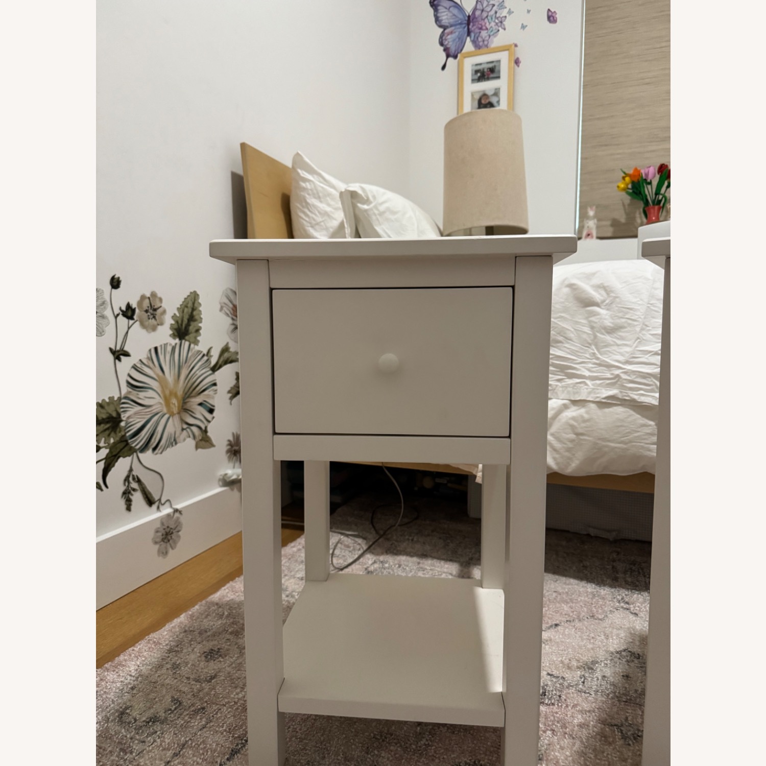 Pottery Barn Kids White Nightstands - image-6