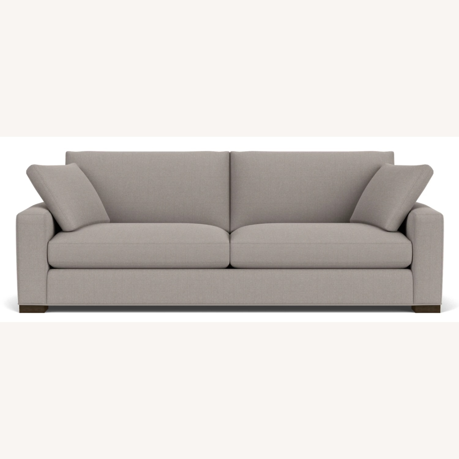 Room & Board Metro Light Gray 2 Seater Sofa - image-4
