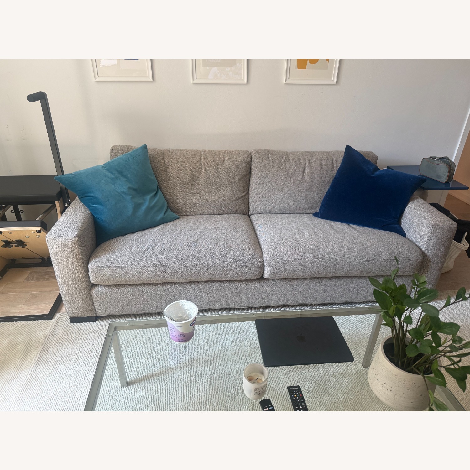 Room & Board Metro Light Gray 2 Seater Sofa - image-1