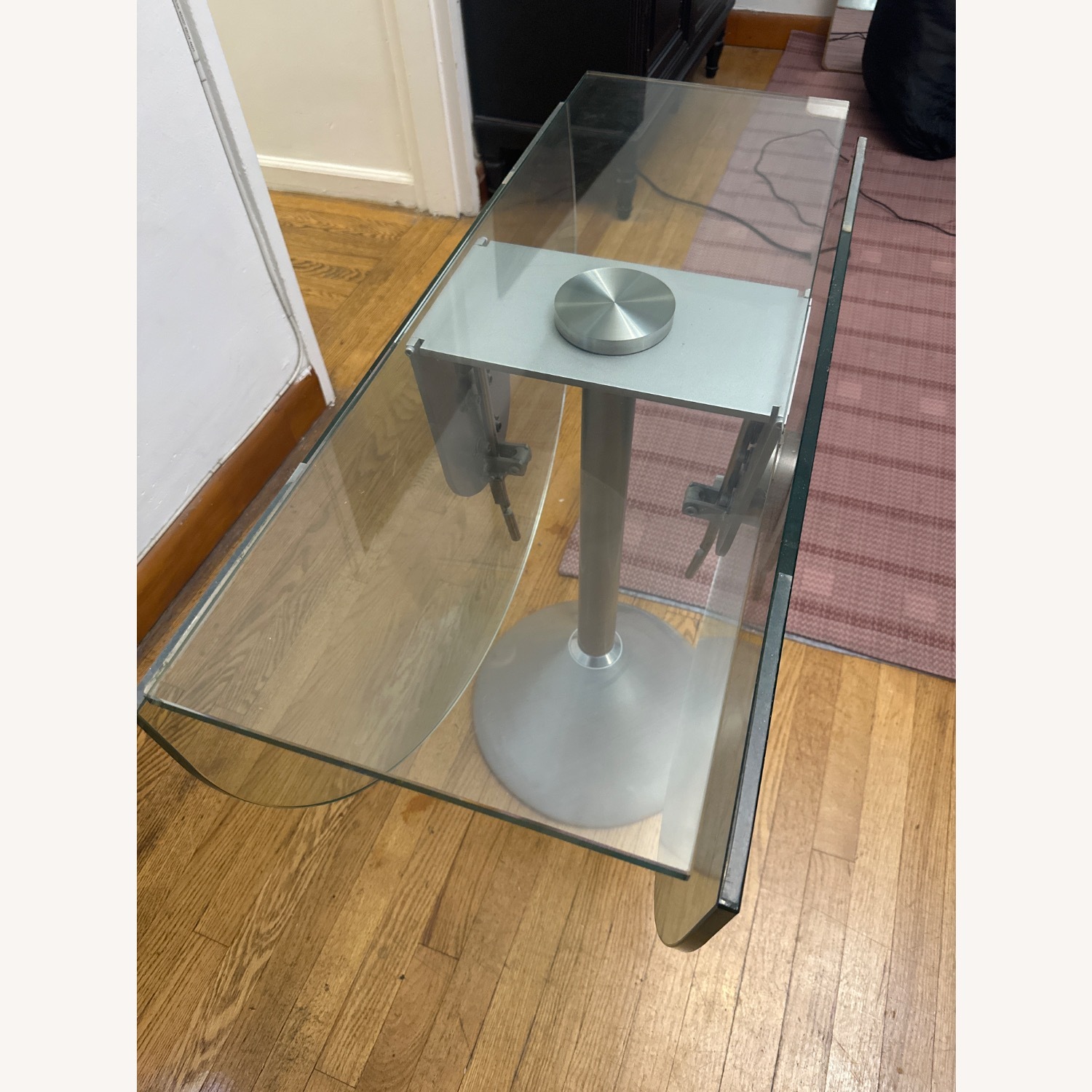 Jensen-Lewis Steel Drop Leaf Table - image-3