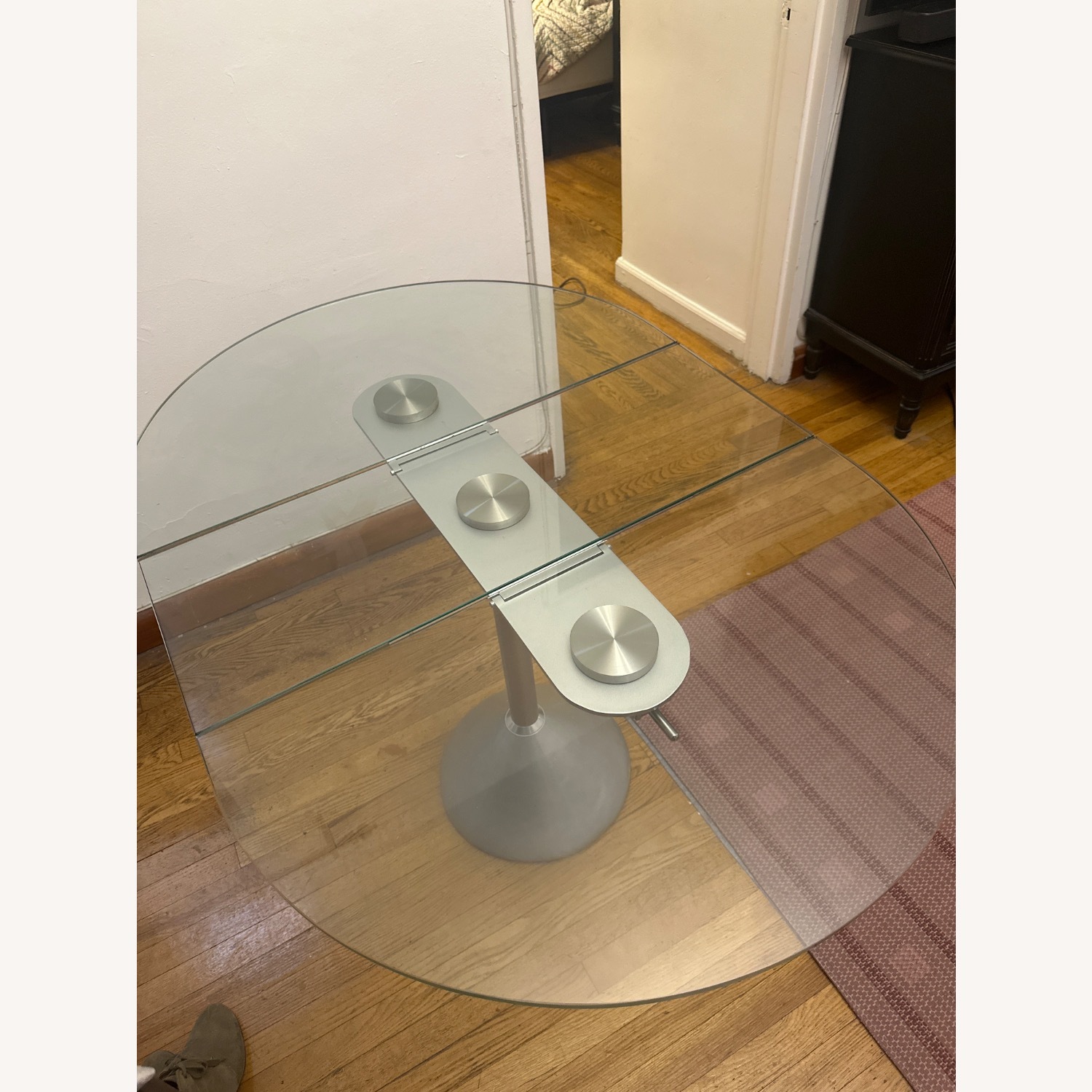 Jensen-Lewis Steel Drop Leaf Table - image-2