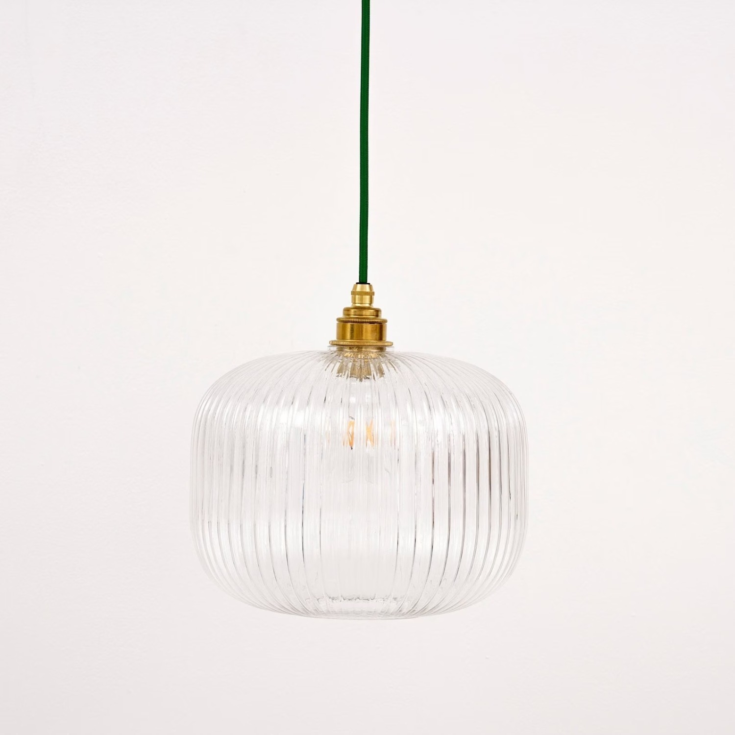 Etsy Glass Reeded Pendant Light - image-1