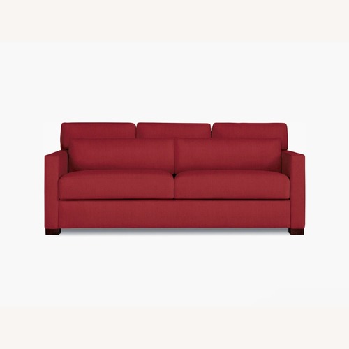 Used Design Within Reach Red Fabric Sleeper Sofa for sale on AptDeco