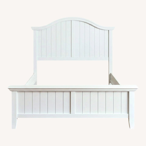 Used Vaughan Bassett Ivory Bed Frame for sale on AptDeco