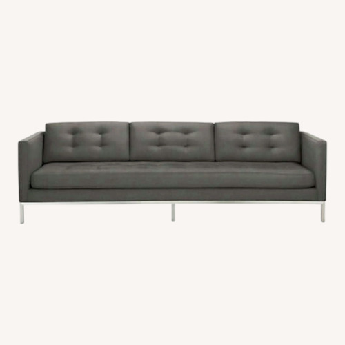 Used Room & Board Sabine Dark Gray Velvet 3+ Seater Sofa for sale on AptDeco