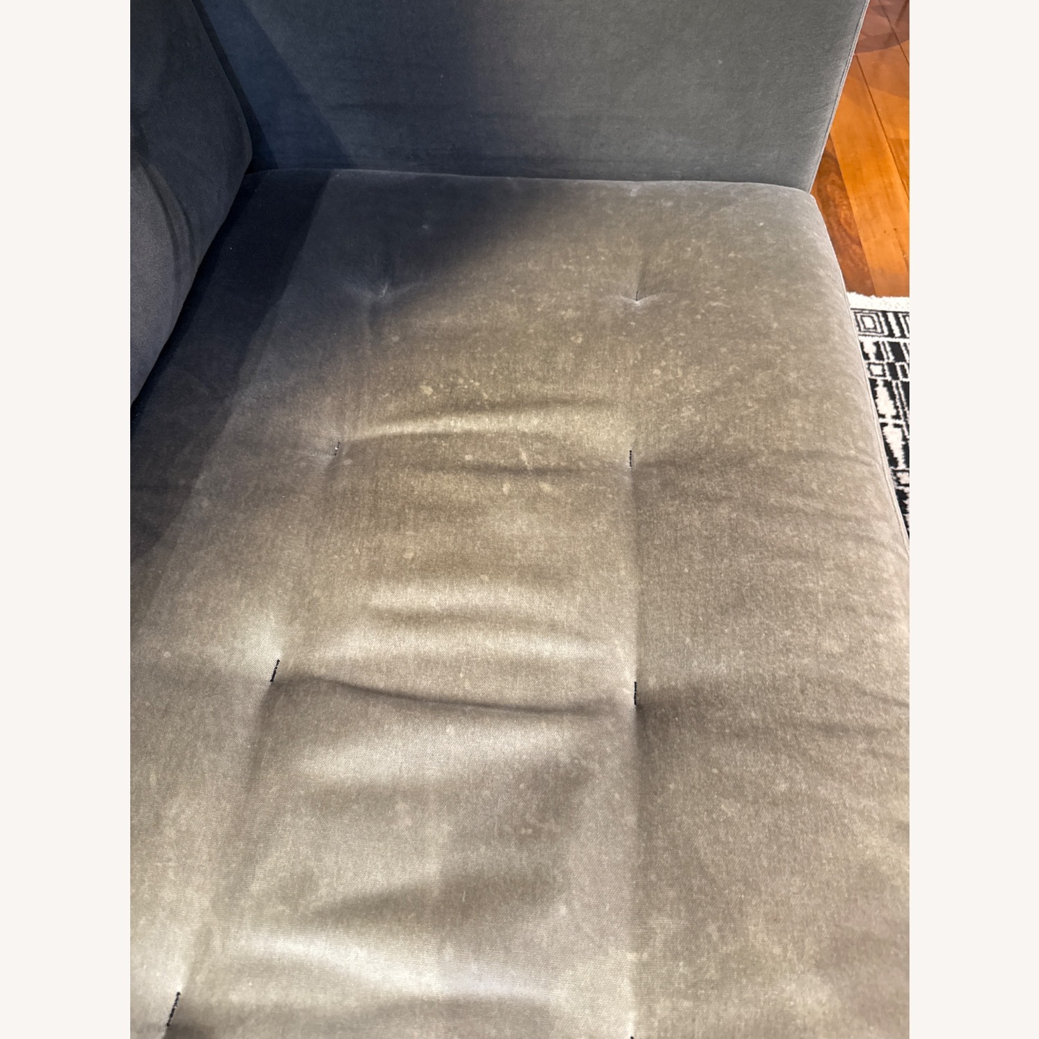 Room & Board Sabine Dark Gray Velvet 3+ Seater Sofa - image-7