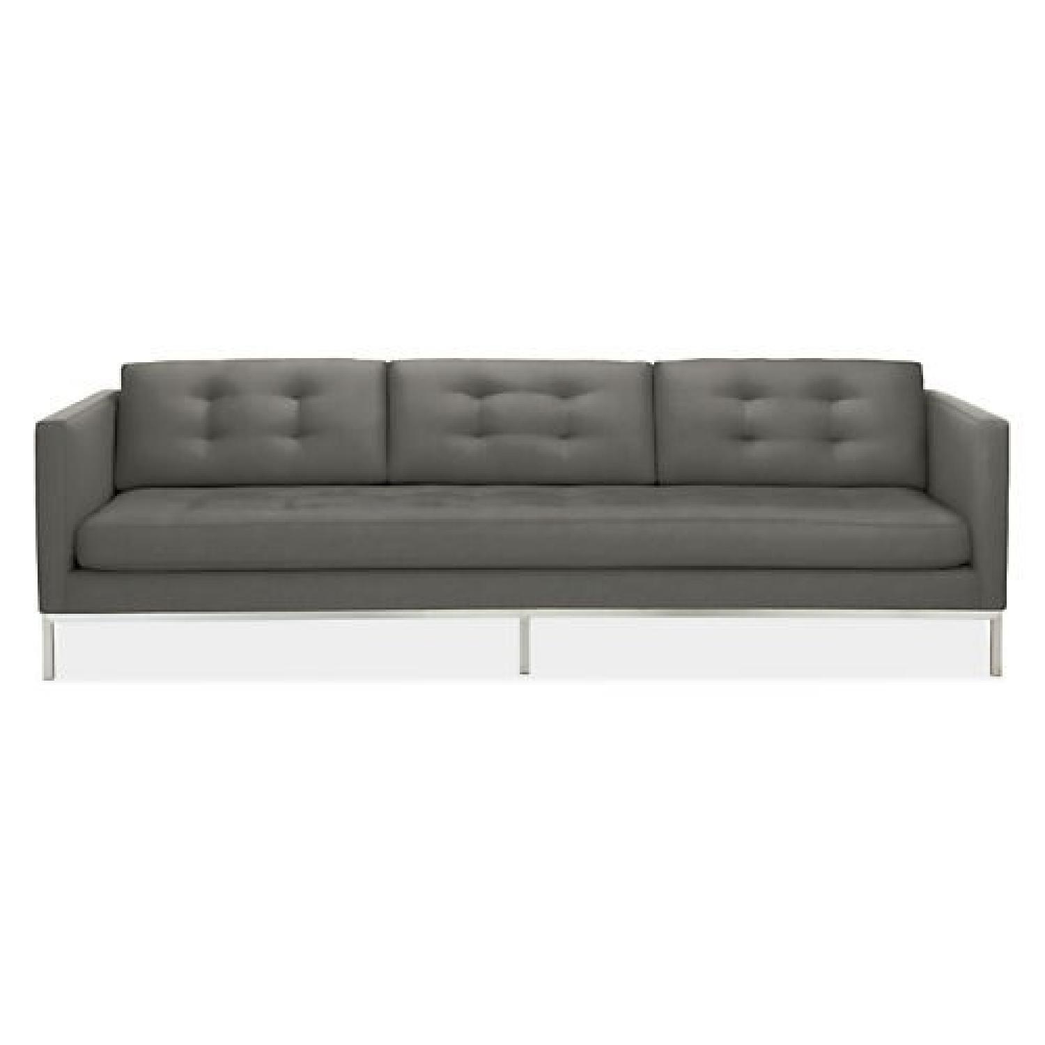Room & Board Sabine Dark Gray Velvet 3+ Seater Sofa - image-8
