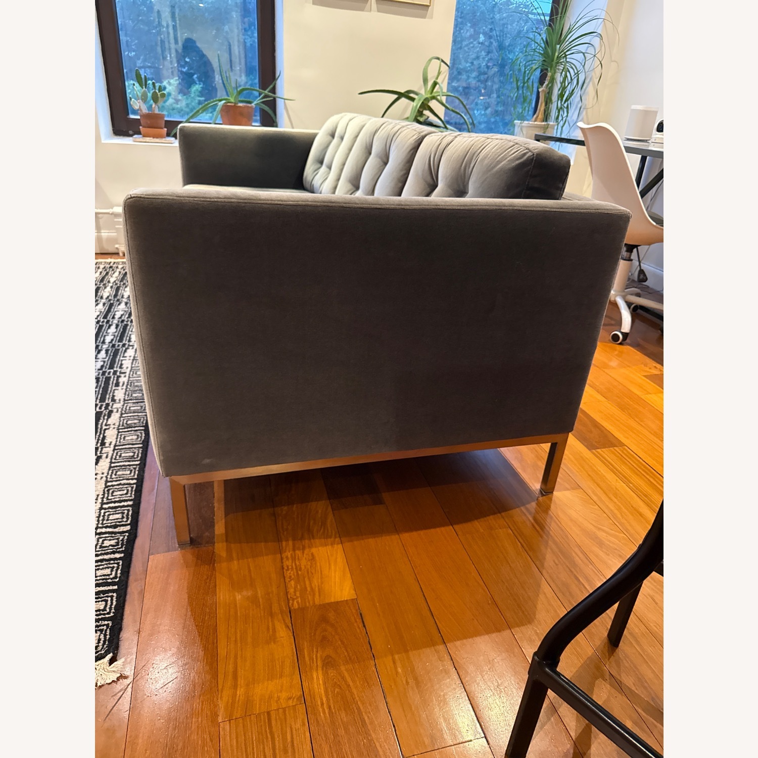 Room & Board Sabine Dark Gray Velvet 3+ Seater Sofa - image-5
