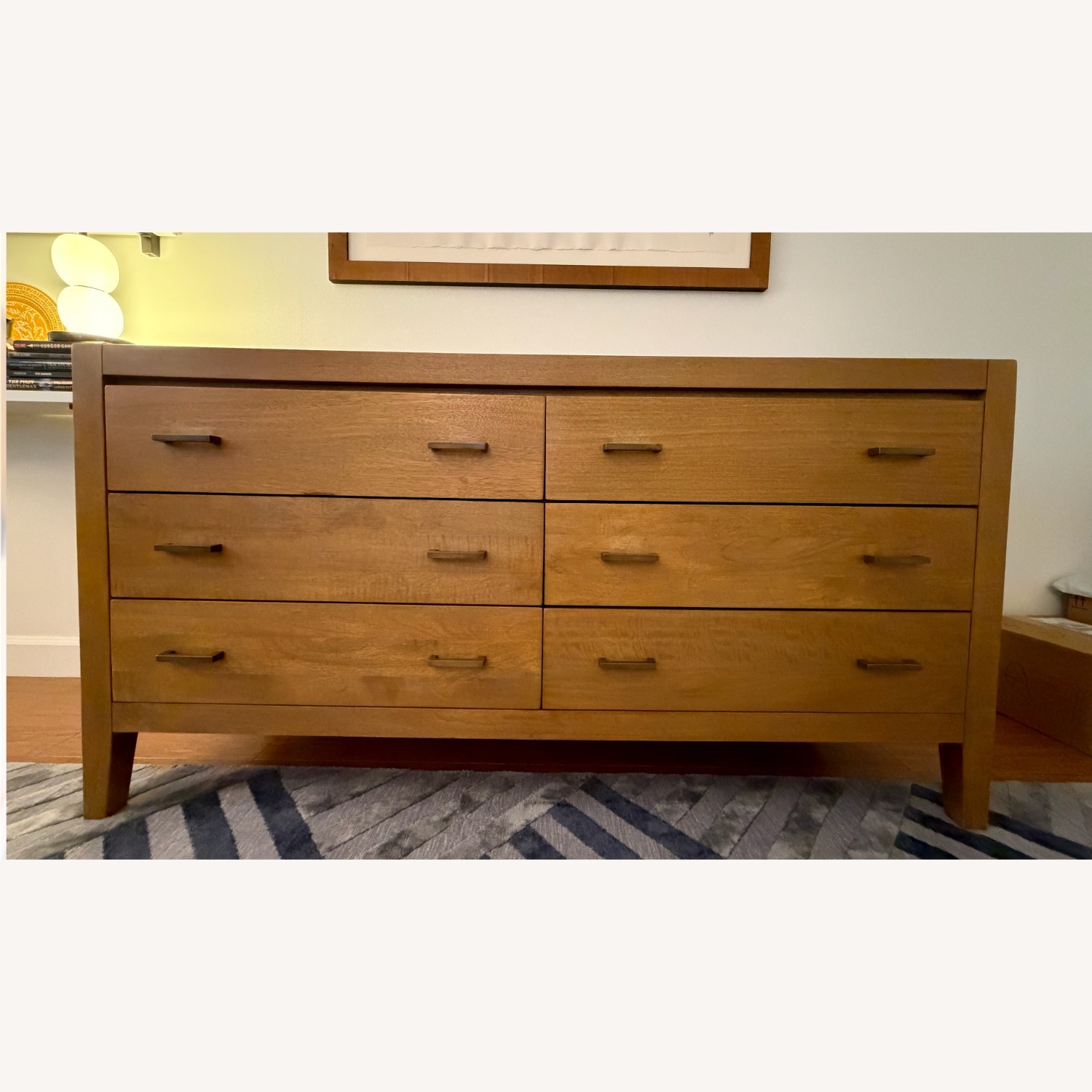 Crate & Barrel Light Brown Wood 6-Drawer Dresser - image-6