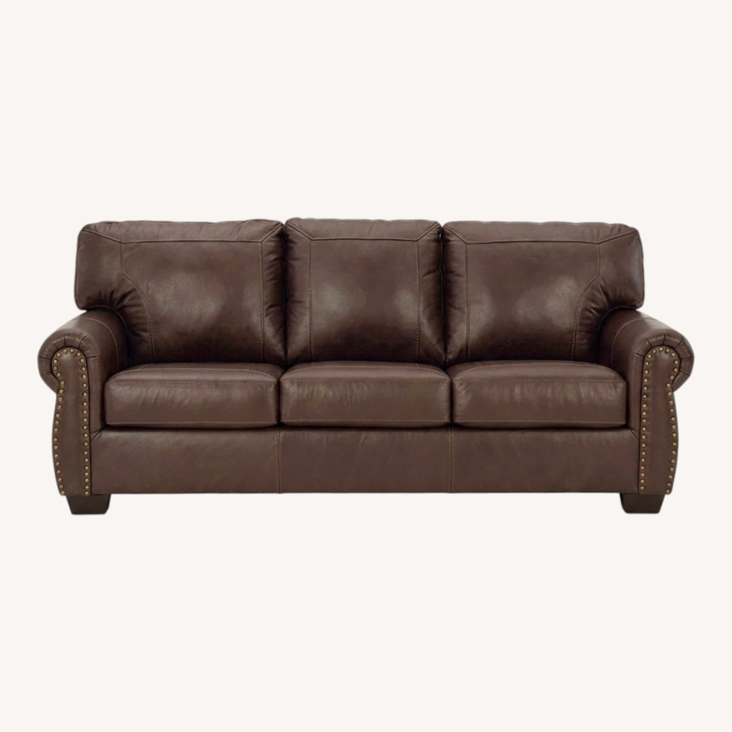 Ashley Furniture Dark Brown 3+ Seater Sofa - image-0