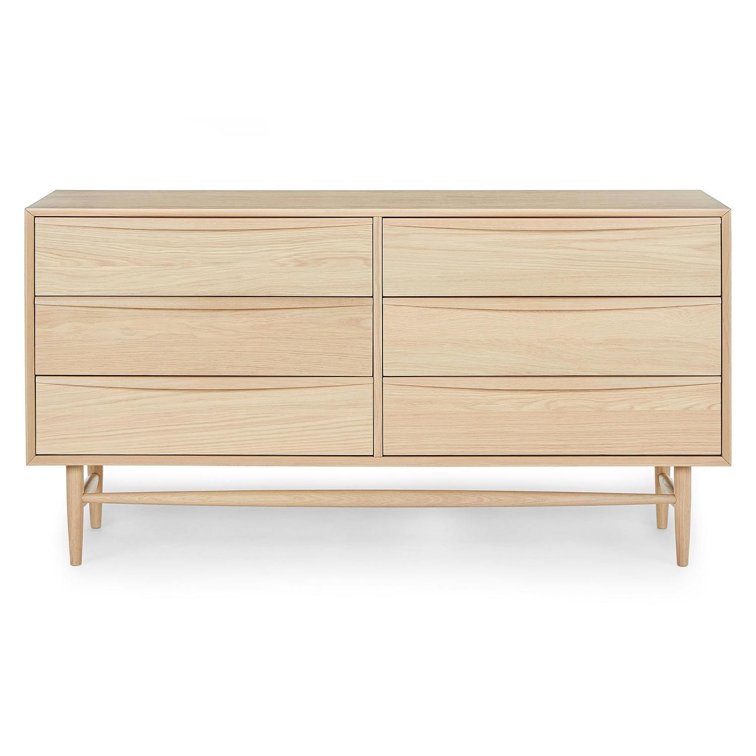 Article 6-Drawer Lenia Wood Dresser - image-3