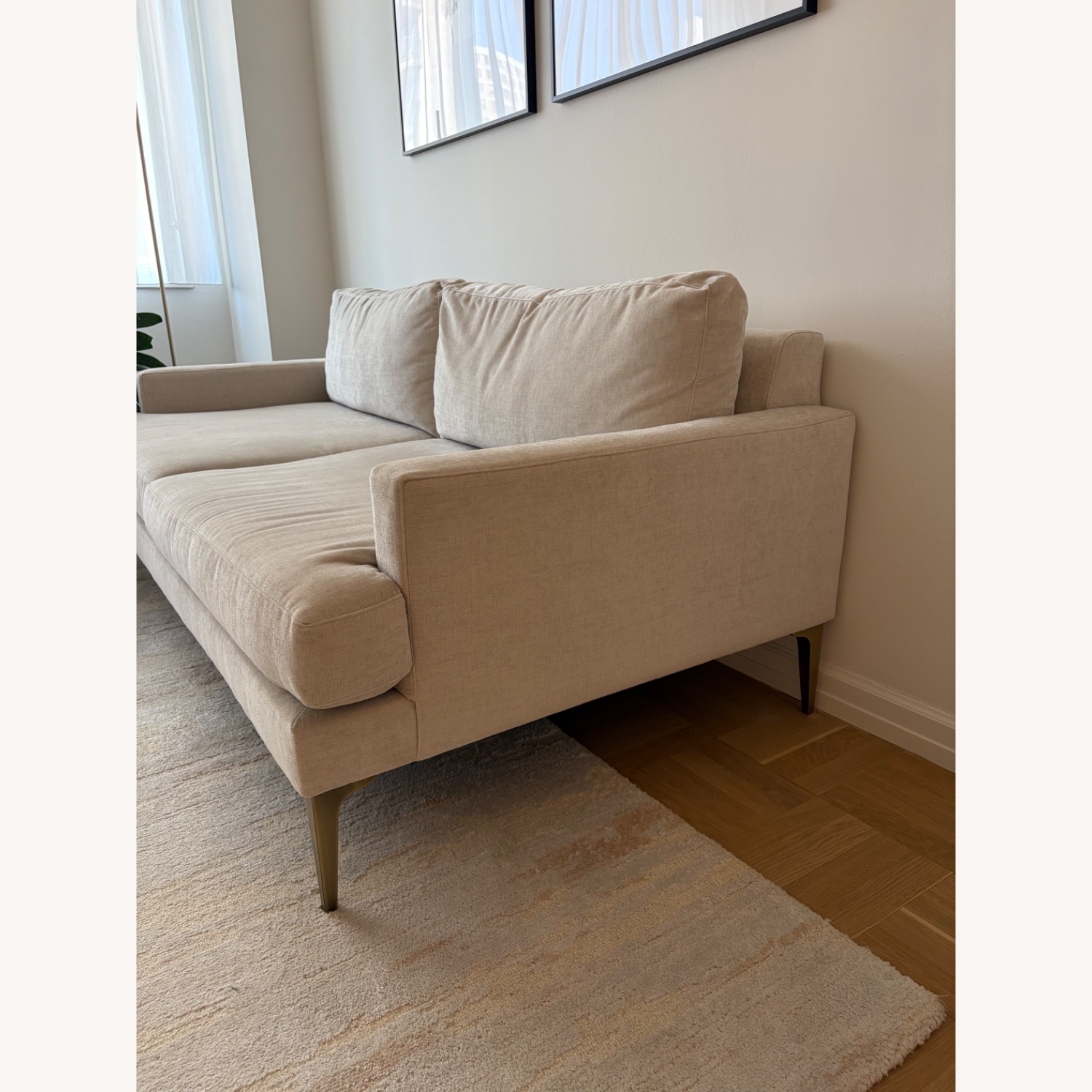 West Elm Andes Sofa 77" - image-3