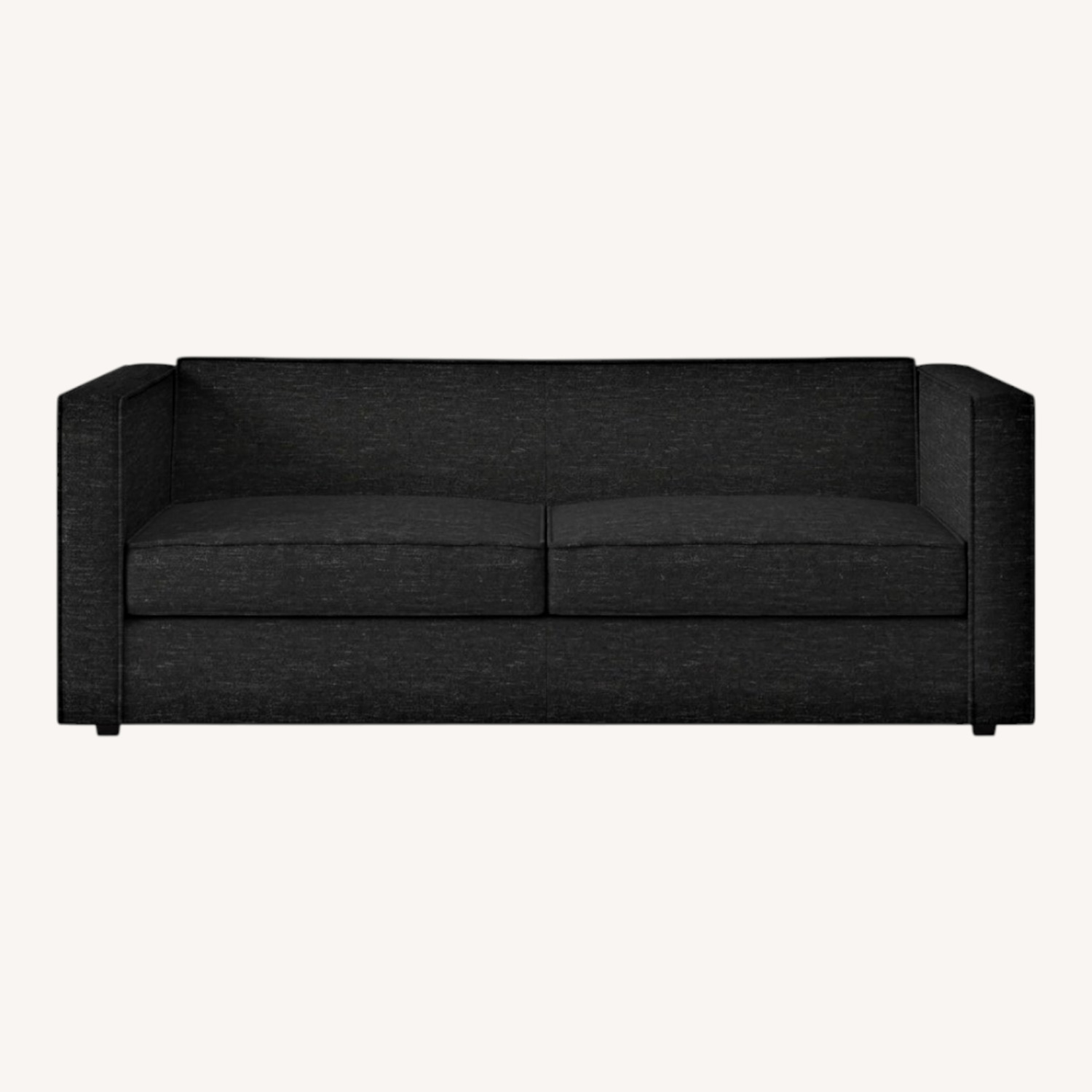 CB2 Dark Gray Wool 3+ Seater Sofa - image-0