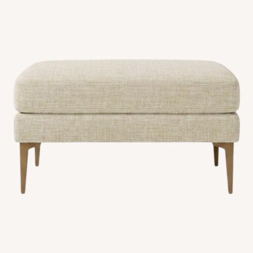 Used West Elm Andes Chair Ottoman for sale on AptDeco