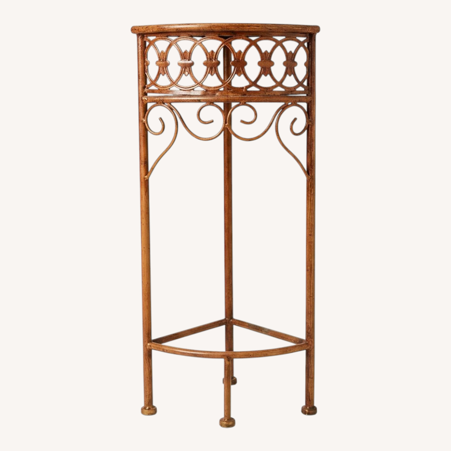 Small Metal Corner Shelf - image-0