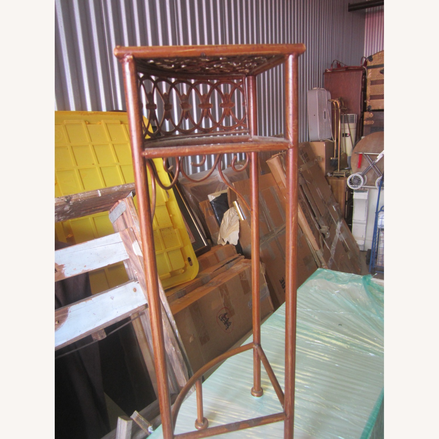 Small Metal Corner Shelf - image-3