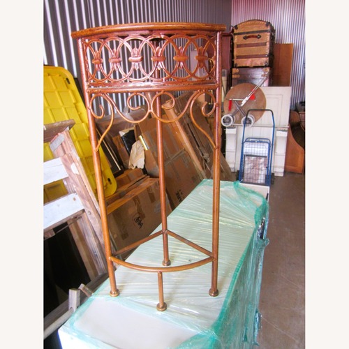 Used Small Metal Corner Shelf for sale on AptDeco