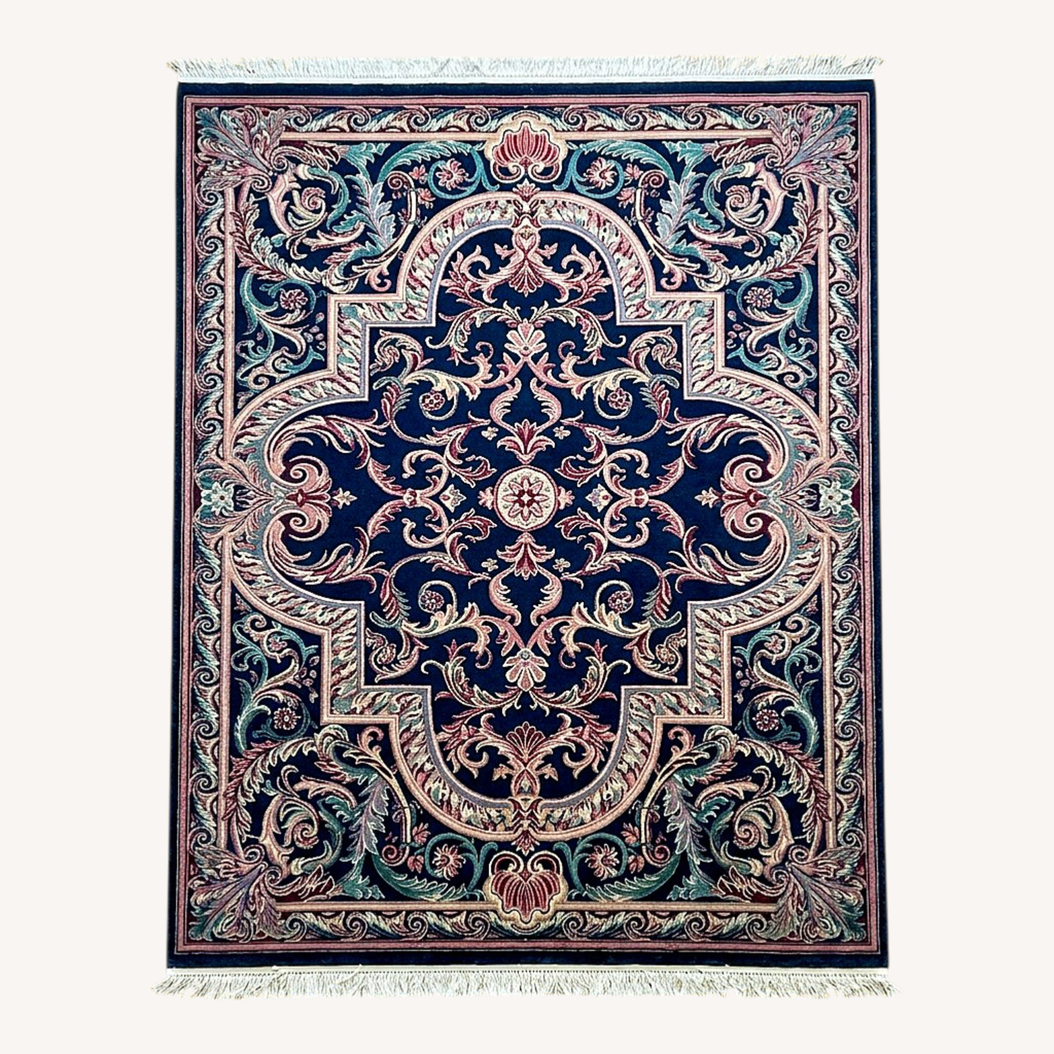 Oriental Weavers Large Vintage Area Rug 1970's - image-0