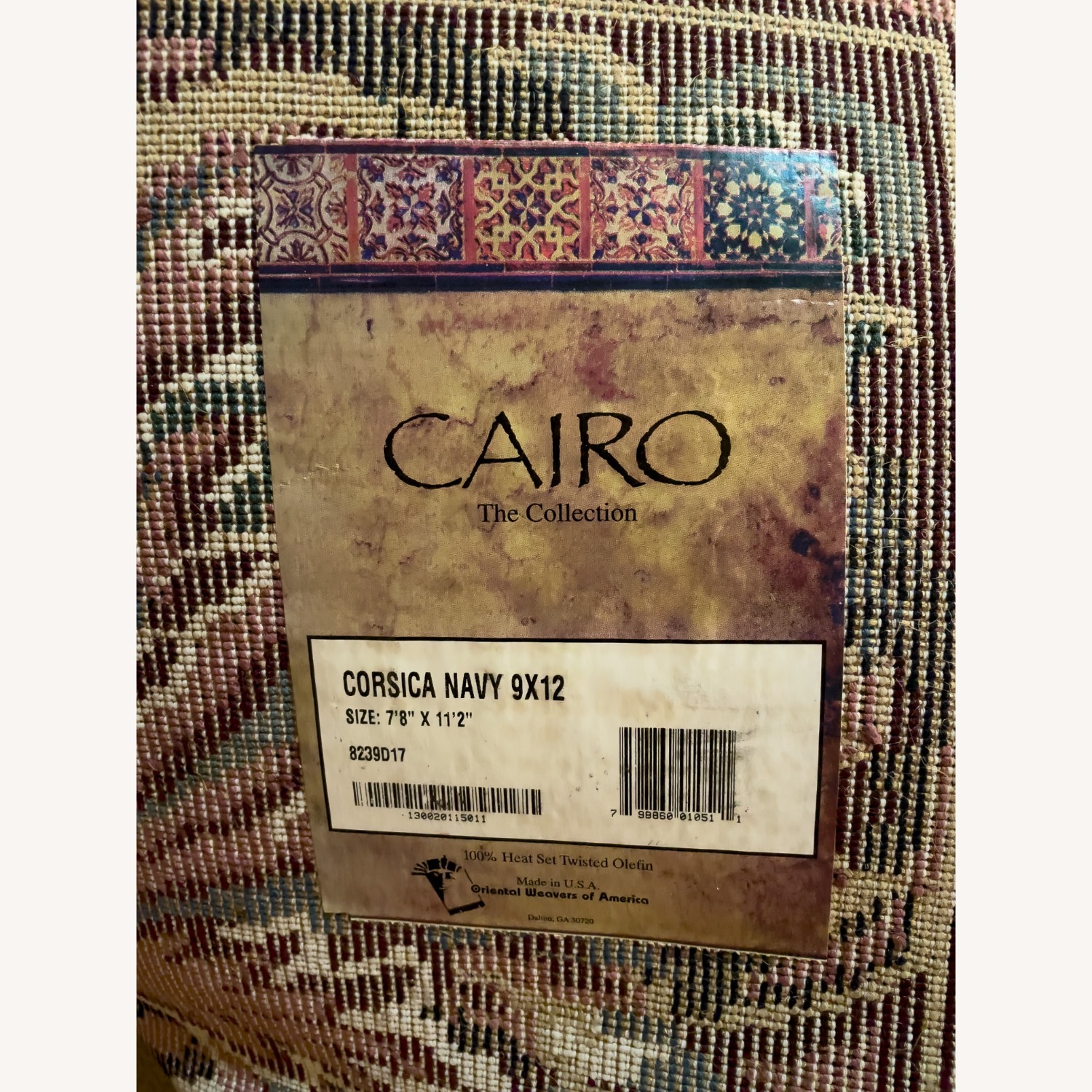 Oriental Weavers Large Vintage Area Rug 1970's - image-8