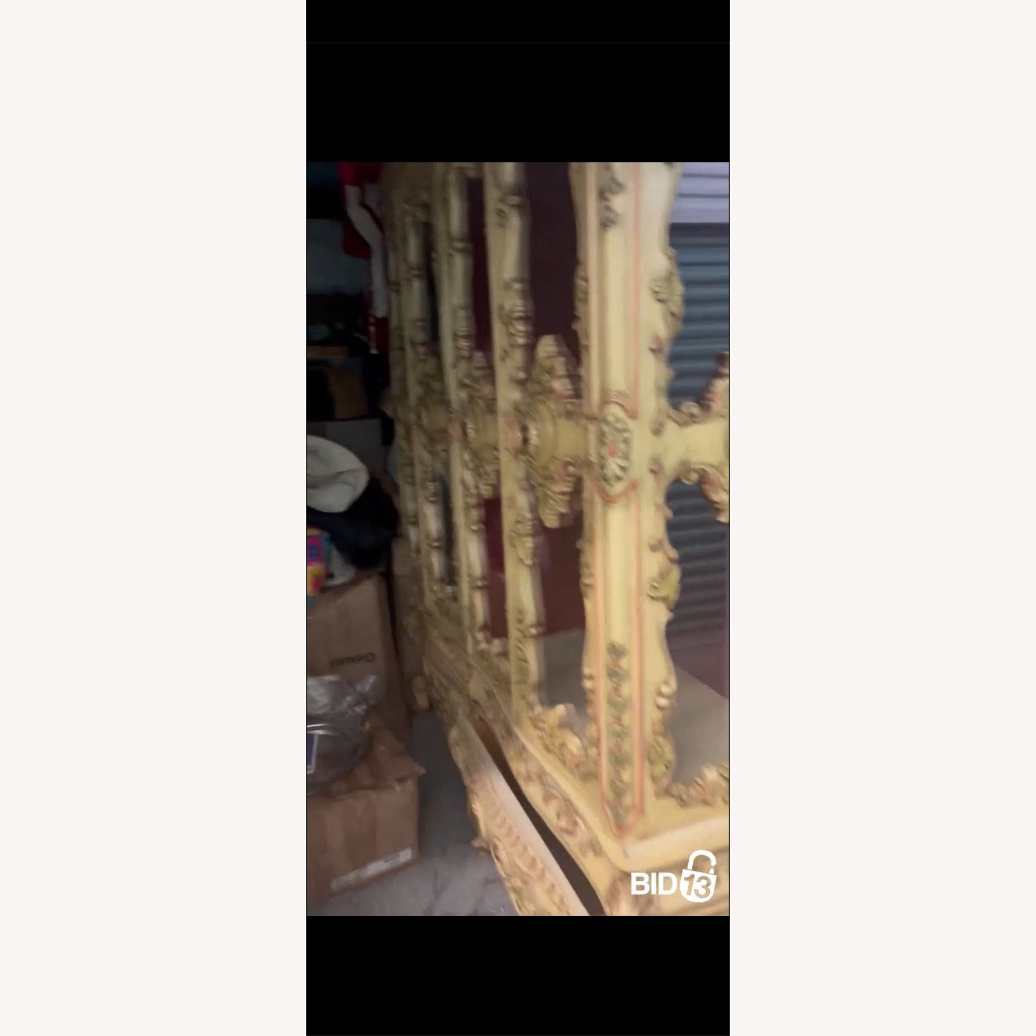 Hand Carved China Cabinet - image-3