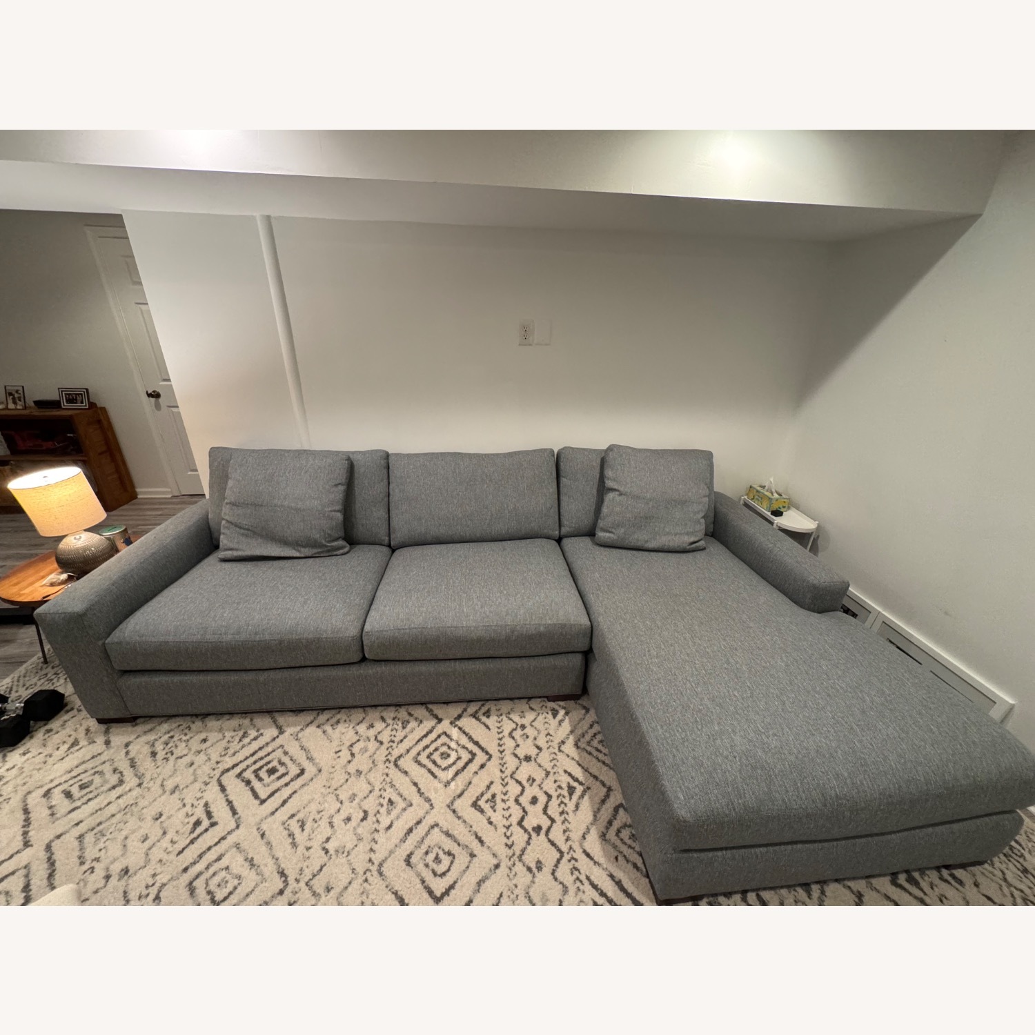 Room & Board Metro Blue 3+ Piece Sectional - image-4