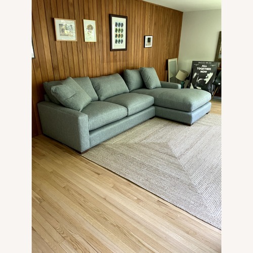 Used Room & Board Metro Blue 3+ Piece Sectional for sale on AptDeco