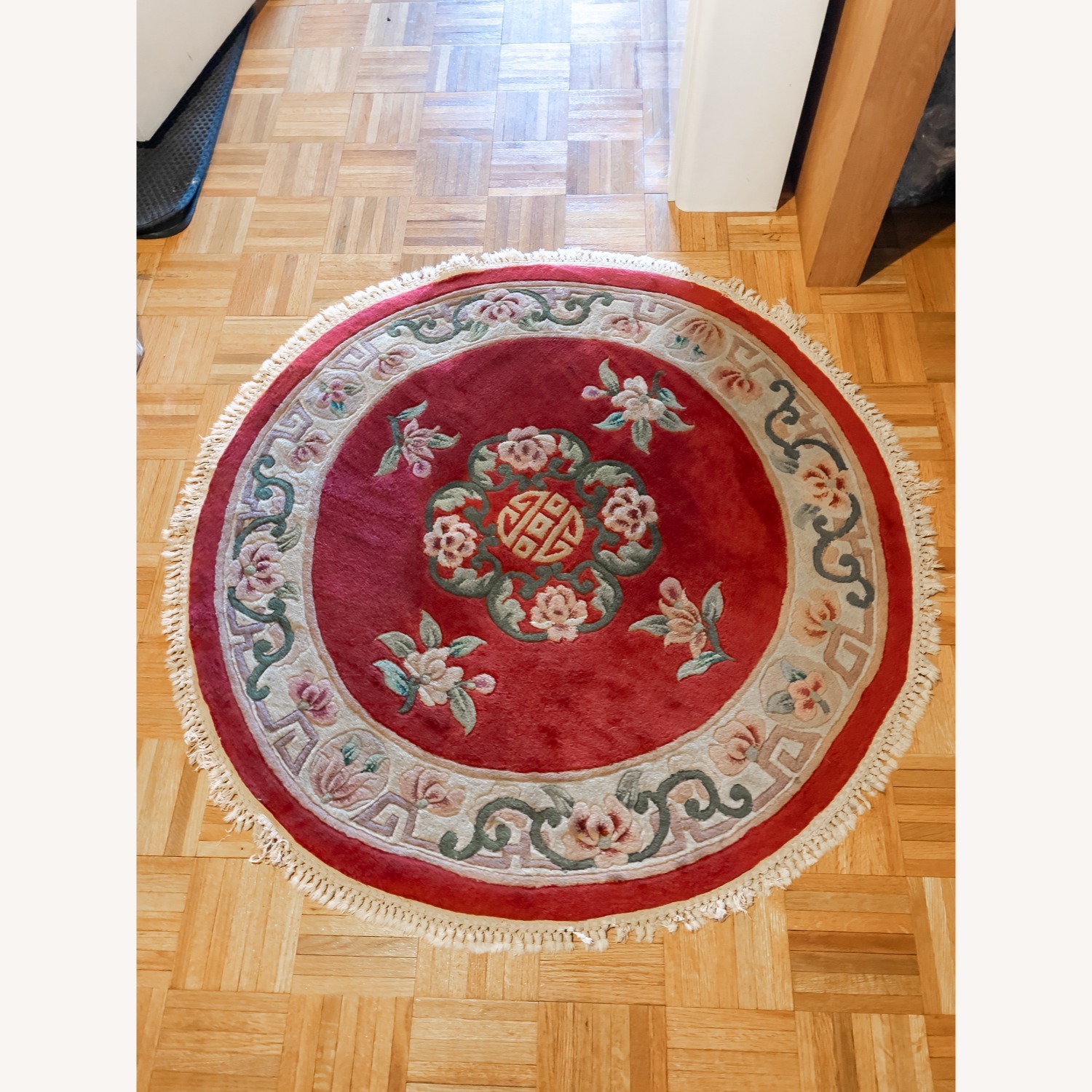 Round Vintage Peking Rug 43" - image-2