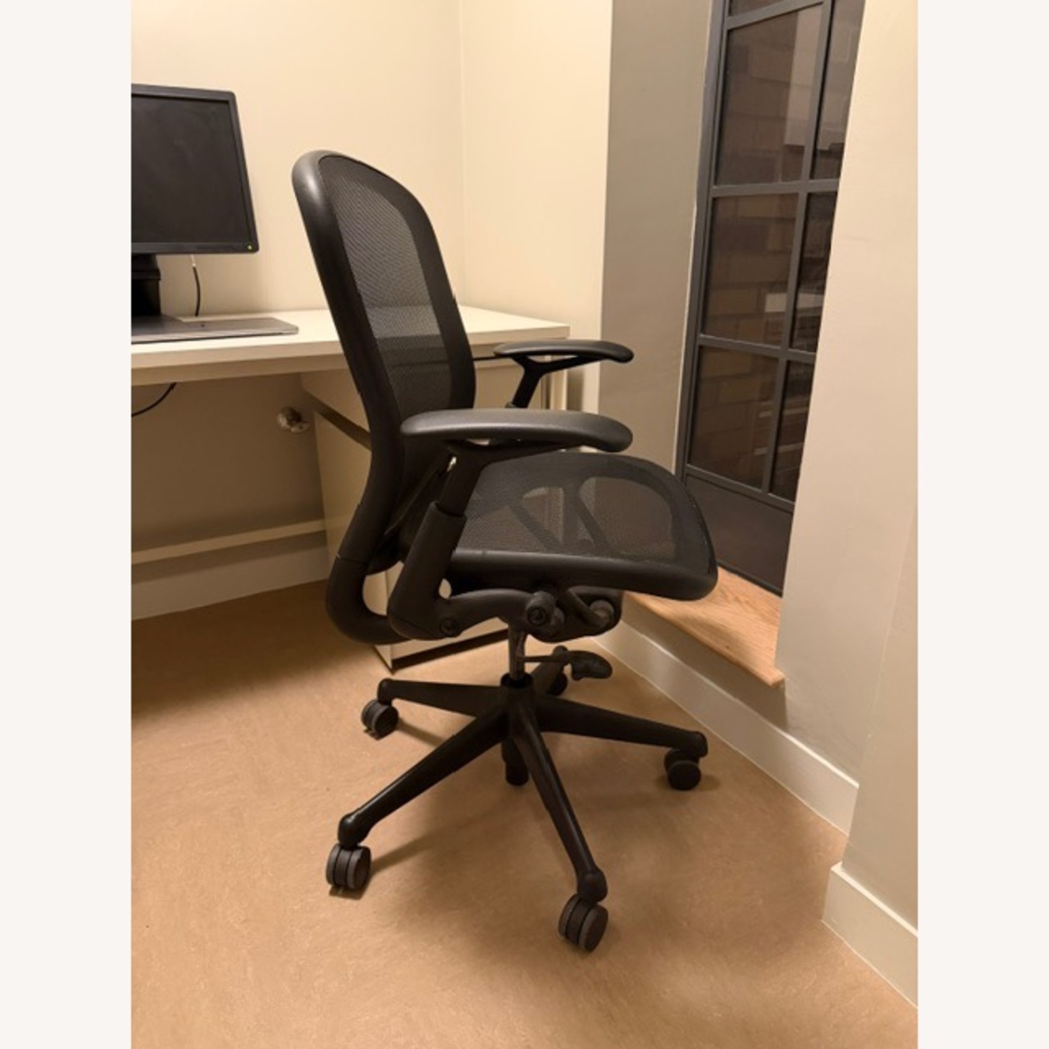 Knoll Chadwick Black Mesh Office Chair - image-4