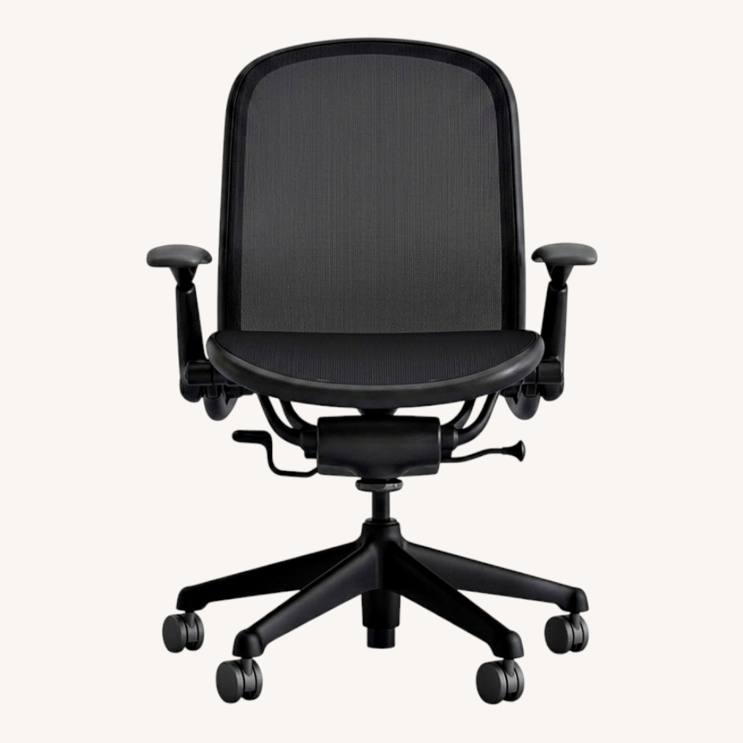 Knoll Chadwick Black Mesh Office Chair - image-0