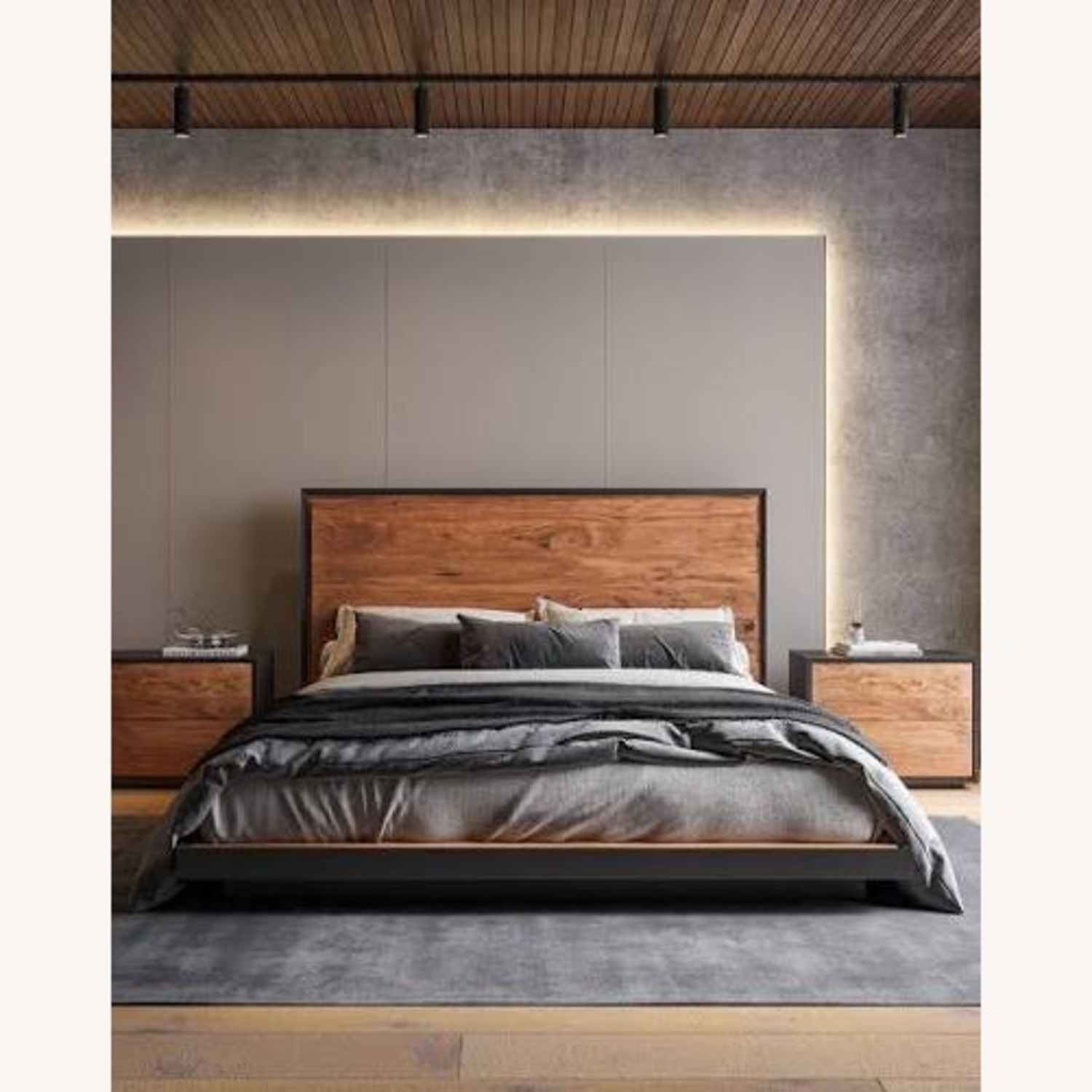 Modani Envy Acacia Bedframe - image-1