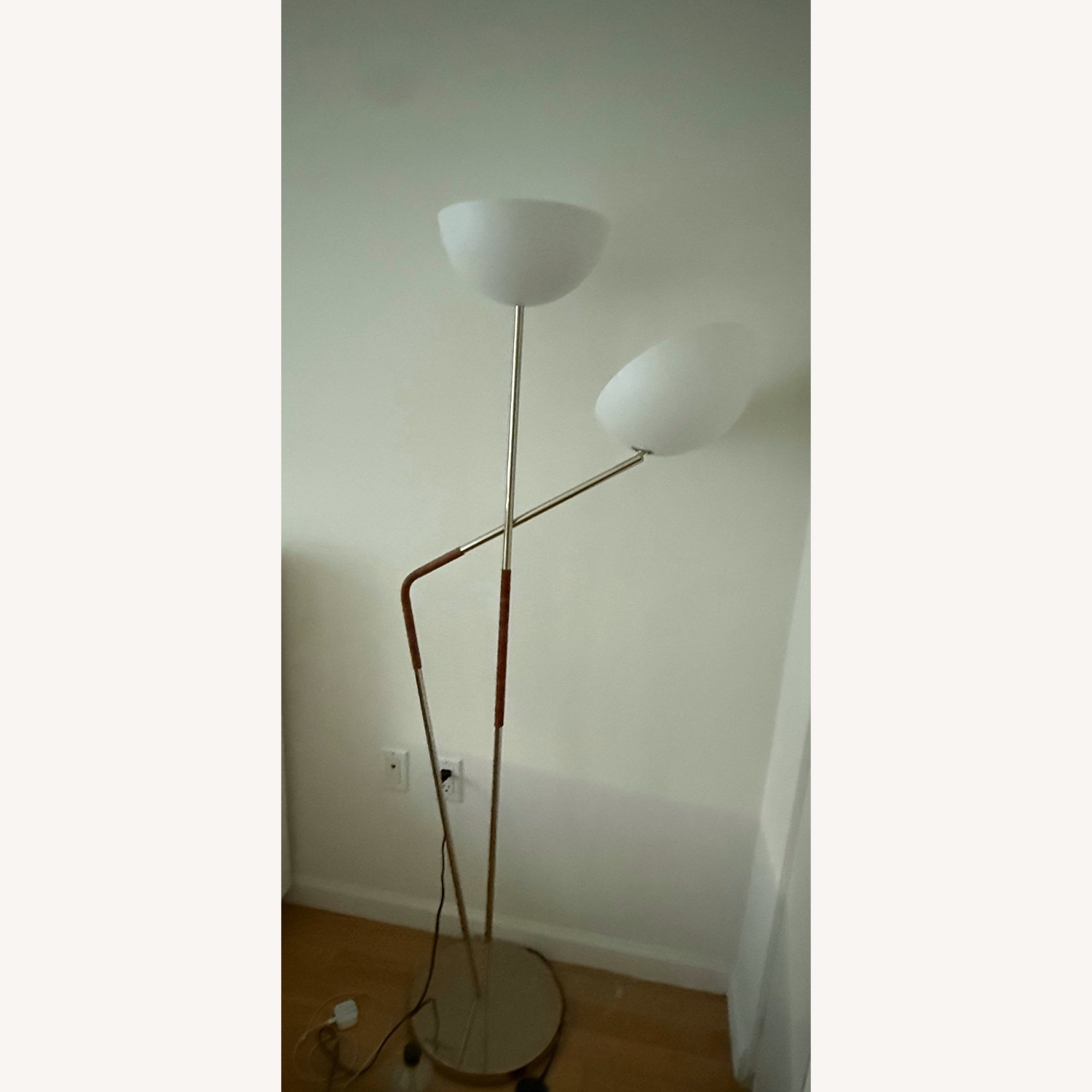 CB2 White Iron Floor Lamp - image-2