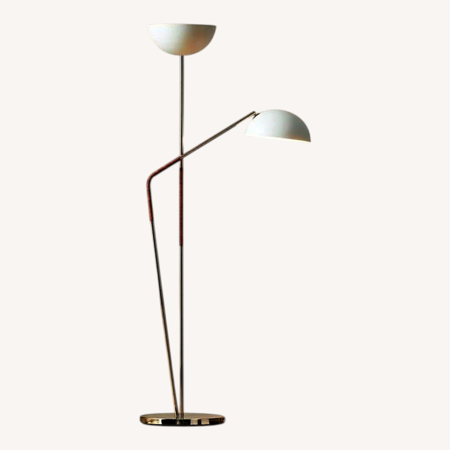 CB2 White Iron Floor Lamp - image-0