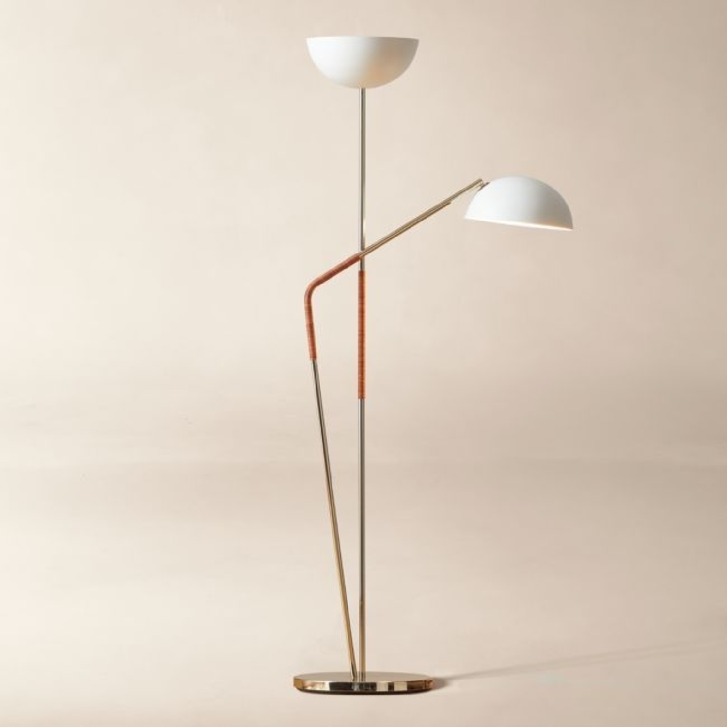 CB2 White Iron Floor Lamp - image-4
