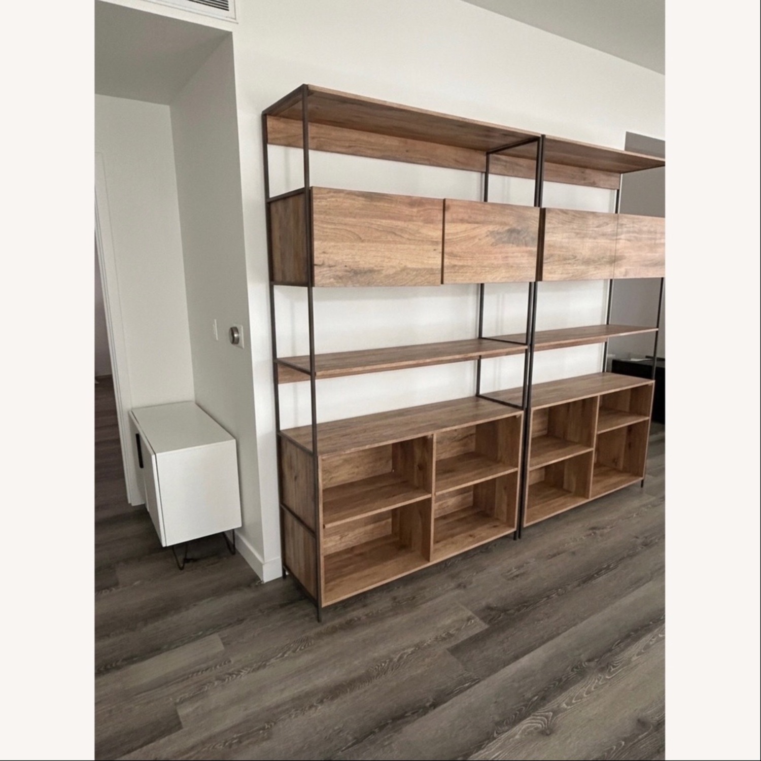 West Elm Natural Wood Wall Shelf - image-4