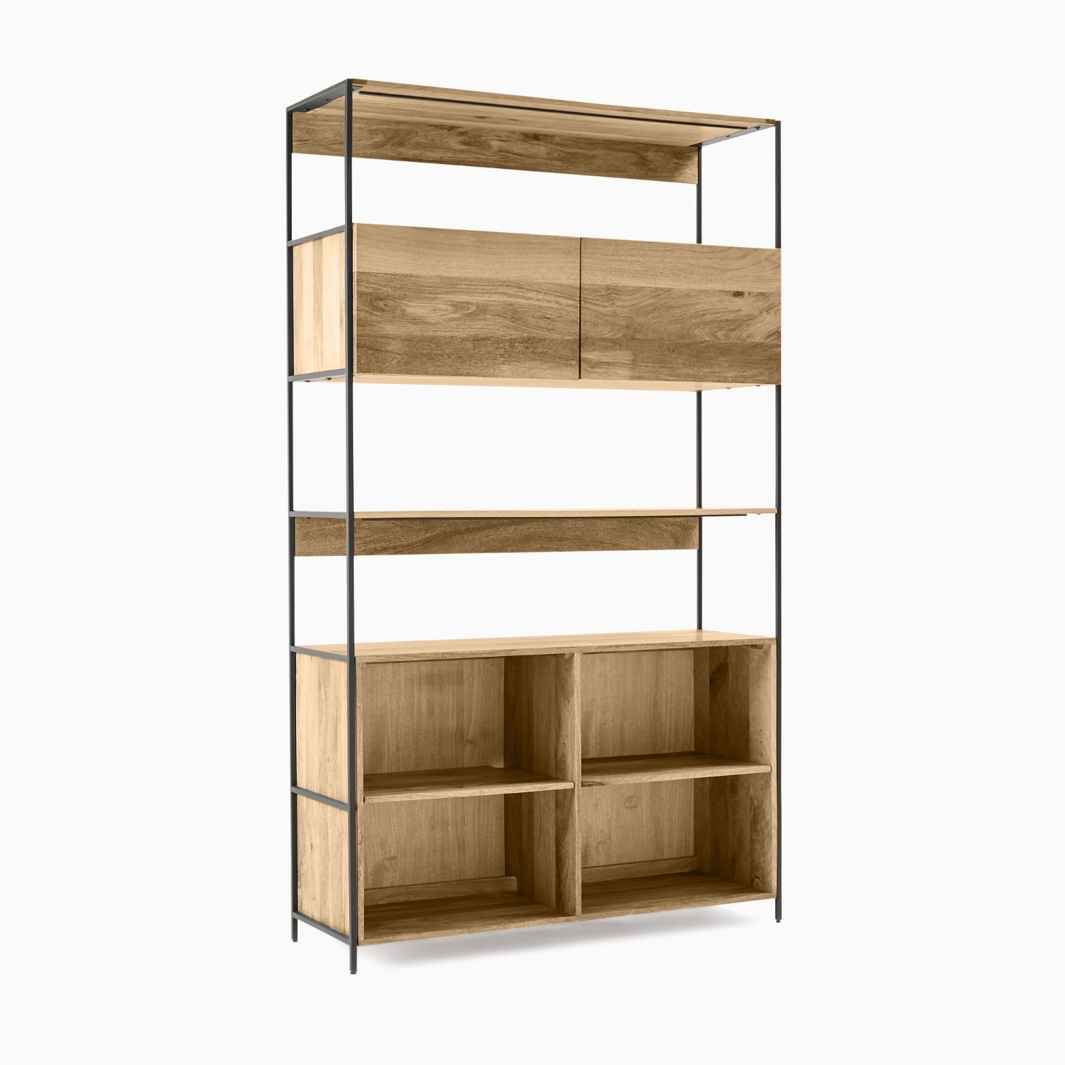 West Elm Natural Wood Wall Shelf - image-5