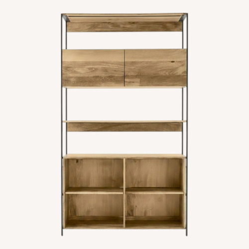 Used West Elm Natural Wood Wall Shelf for sale on AptDeco