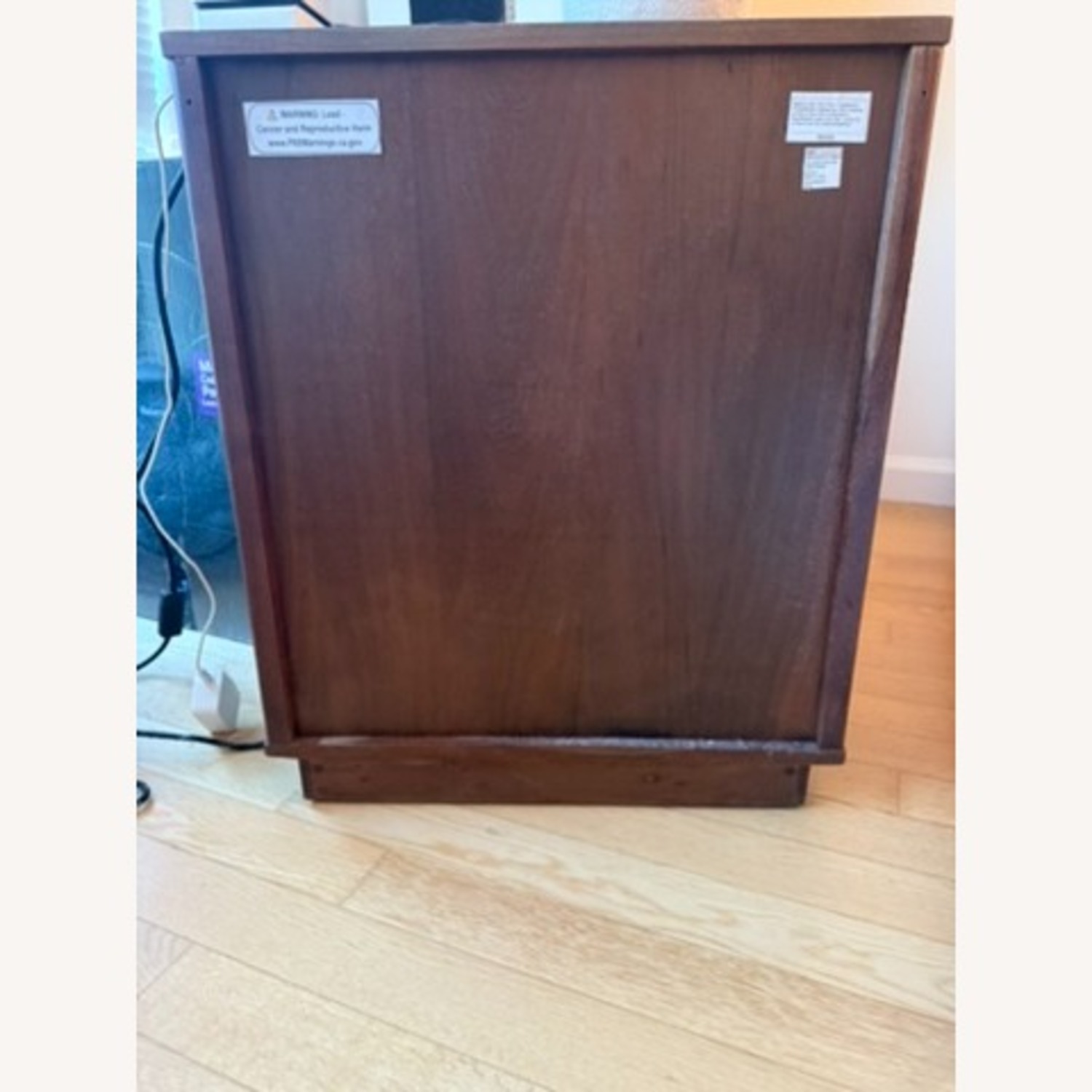 CB2 Dark Brown Wood Nightstand - image-3