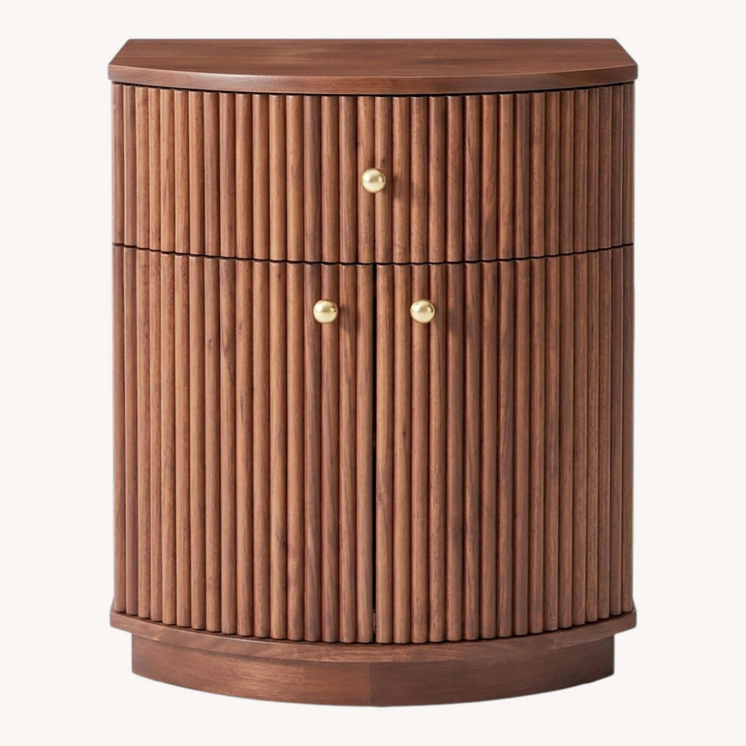 CB2 Dark Brown Wood Nightstand - image-0