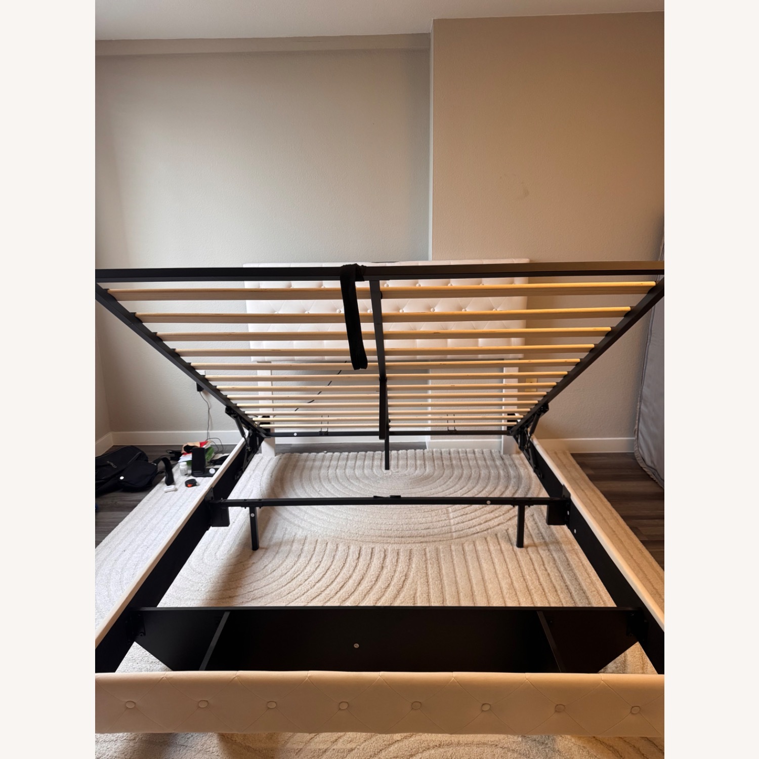 Amazon Queen Bed Frame with Lift-Up Storage - image-2