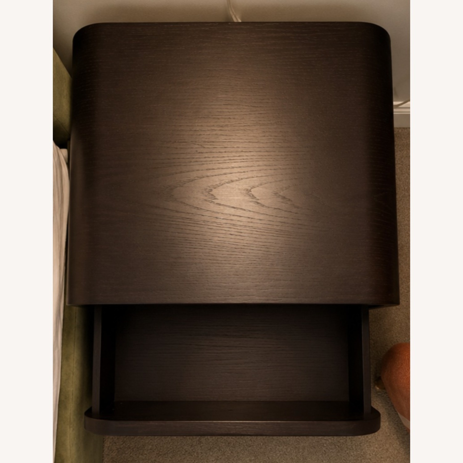 Crate & Barrel Leanne Ford Black Wood Side Tables - image-5