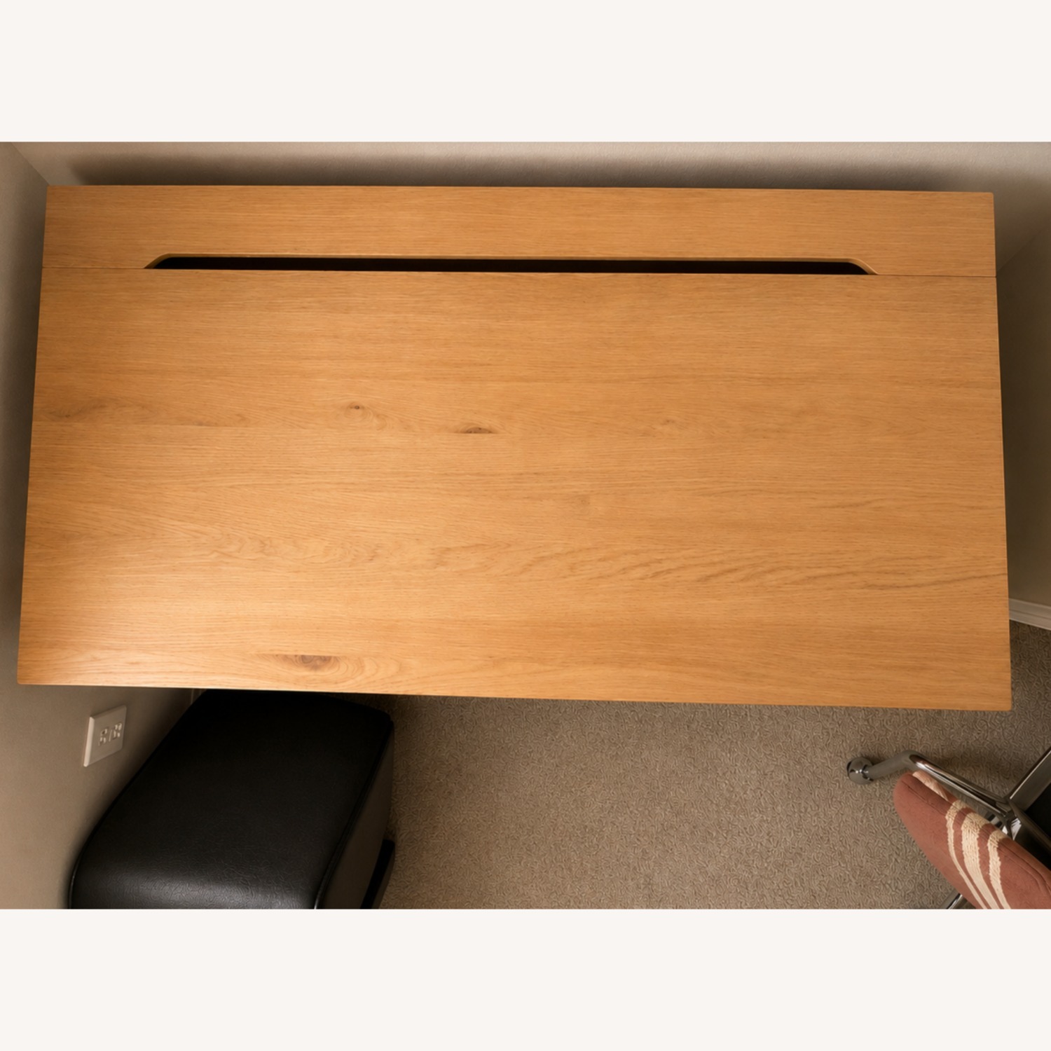 Article Madera Light Brown Wood Desk - image-1