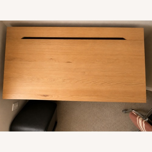 Used Article Madera Light Brown Wood Desk for sale on AptDeco