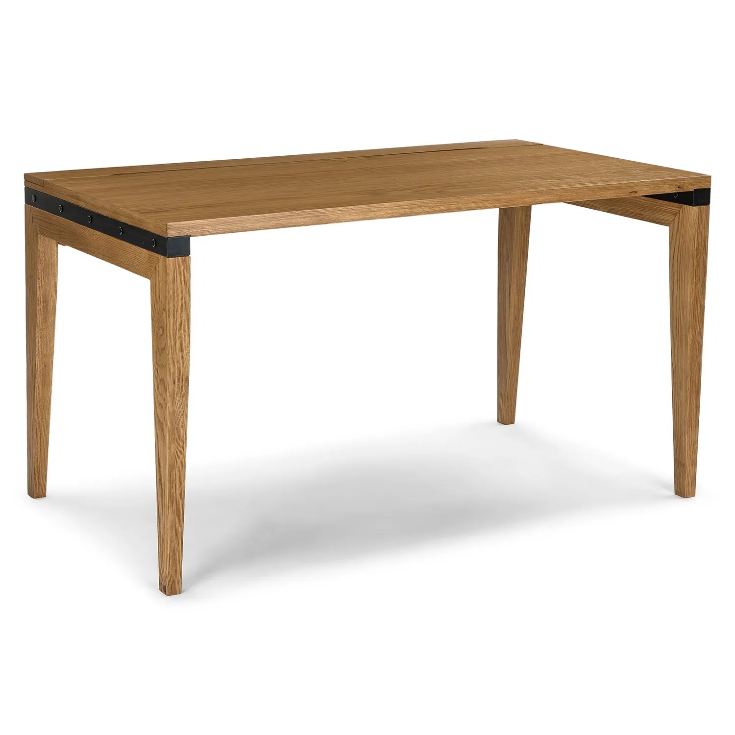 Article Madera Light Brown Wood Desk - image-4