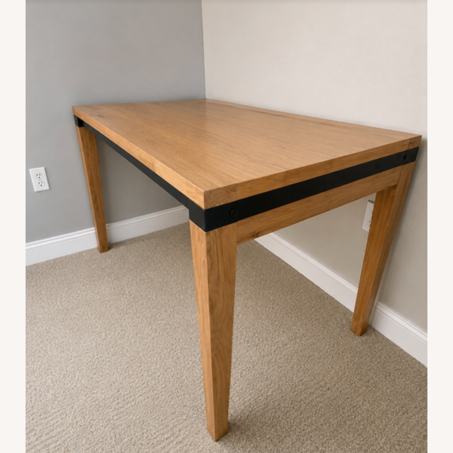 Article Madera Light Brown Wood Desk - image-2