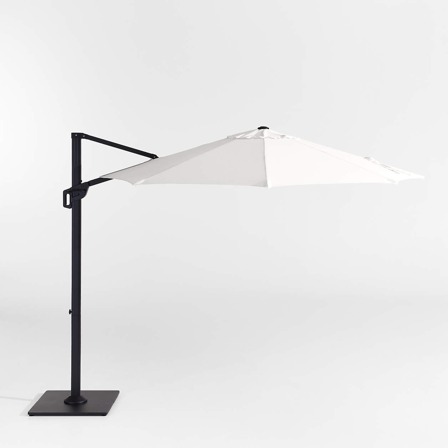 Crate & Barrel White Fabric Umbrella - image-6